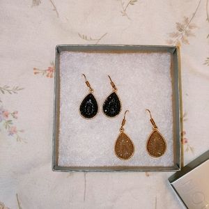 Two Rain Drop Earrings